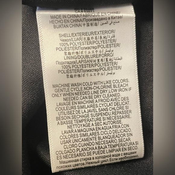 BCBGeneration Pink Black Floral design Mini square neck puff sleeves Sz 10 PTP19 - Picture 4 of 4